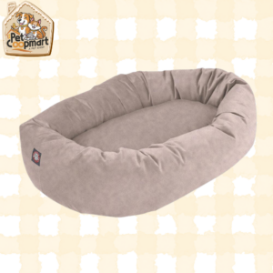 Majestic Pet Suede Bagel Dog Bed