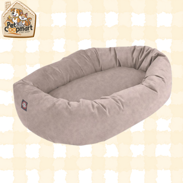 Majestic Pet Suede Bagel Dog Bed