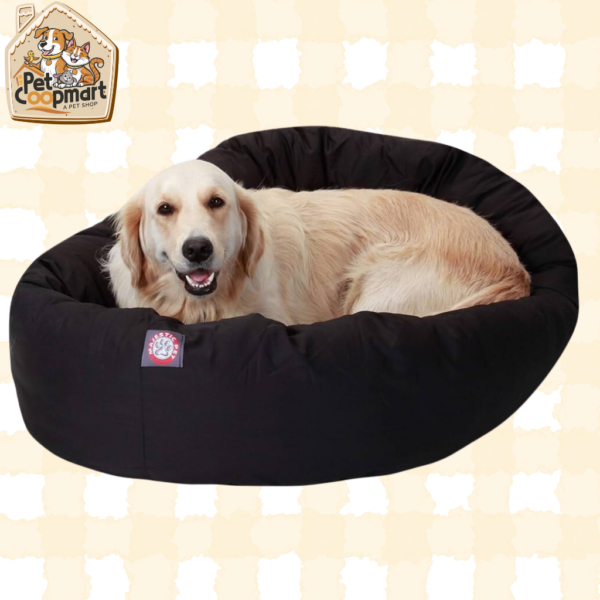 Majestic Pet Suede Bagel Dog Bed