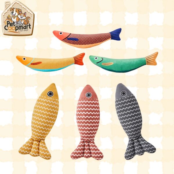 Potaroma Cat Toys Saury Fish