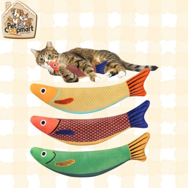 Potaroma Cat Toys Saury Fish