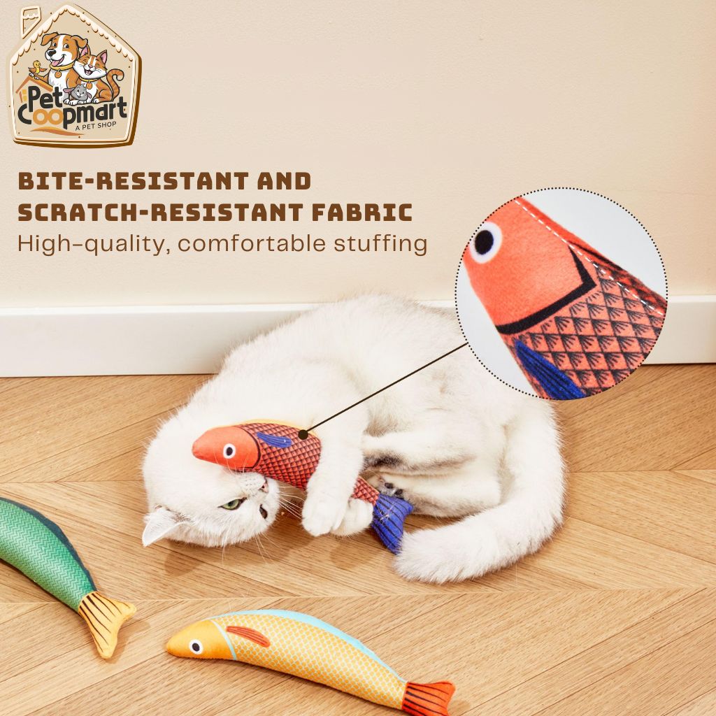 Potaroma Cat Toys Saury Fish