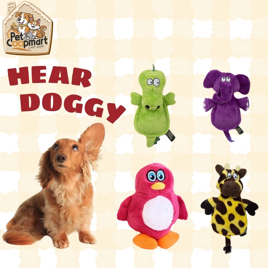 Hear Doggy Ultrasonic Squeaker Toys