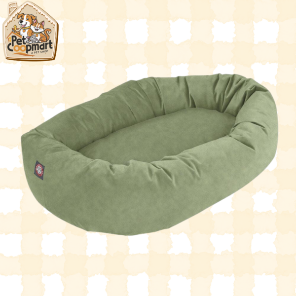 Majestic Pet Suede Bagel Dog Bed